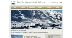 Desktop Screenshot of pensionmontanha.es