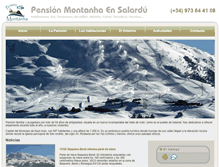 Tablet Screenshot of pensionmontanha.es